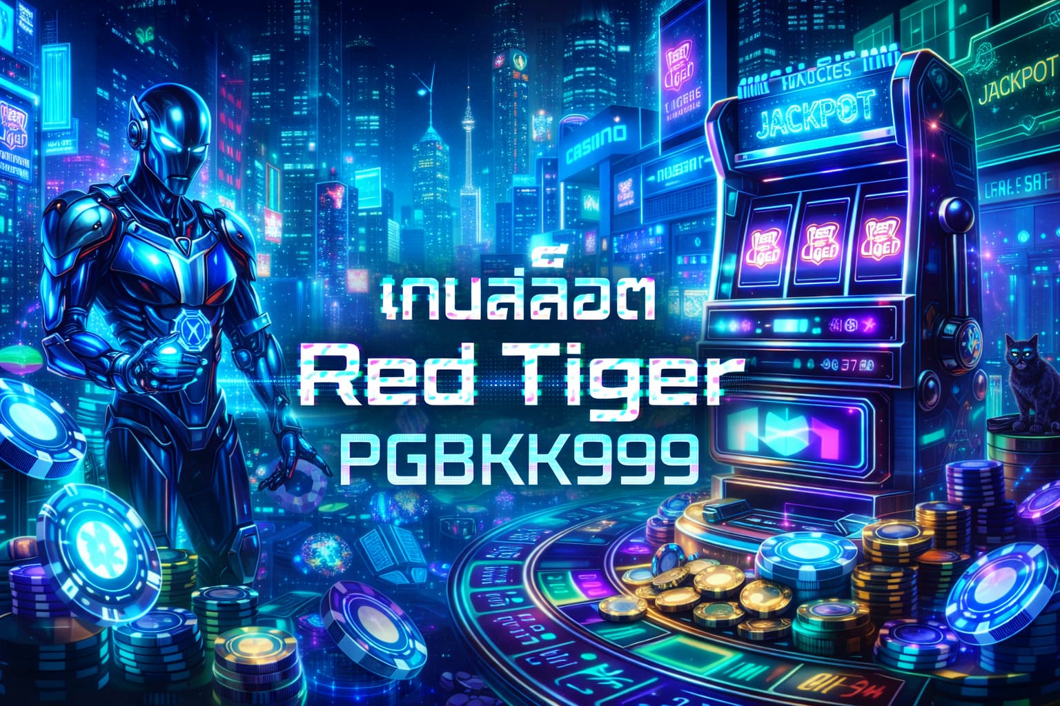 PGBKK999 เกมสล็อต Red Tiger แตกง่าย ภาพสวย โบนัสจัดเต็ม